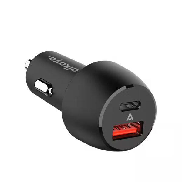 Cigarette lighter USB-C + USB-A, car/vehicle charger car adapter
