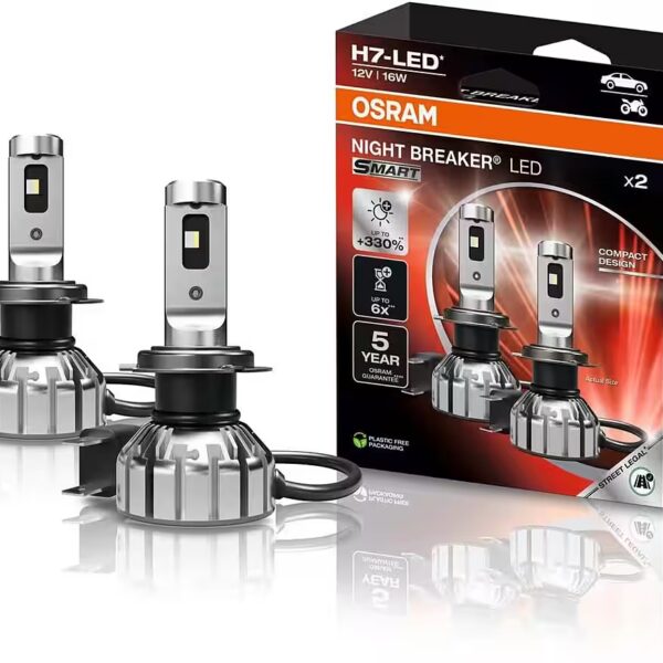 Osram H7 Night Breaker LED 2 car replacement light headlight bulb