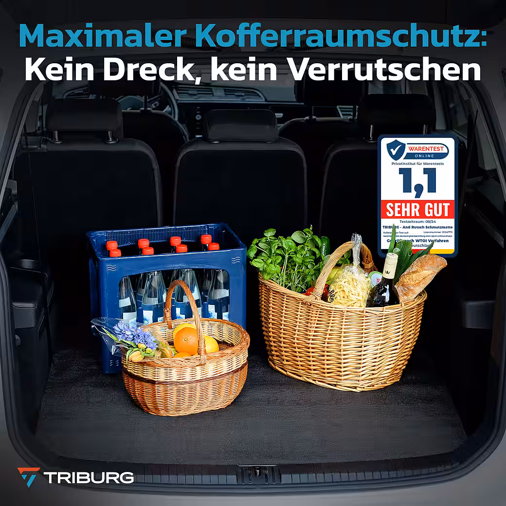 TRIBURG Universal Anti-Slip Trunk Mat | Waterproof & Cuttable Anti-slip mat for cars - Anti-slip mat for drawers - Image 2