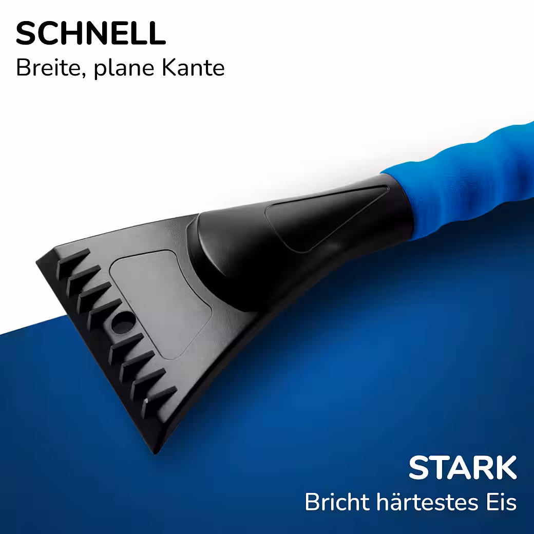 Car ice scraper with brush, ergonomic professional snow brush for cars, fast & powerful - Image 2