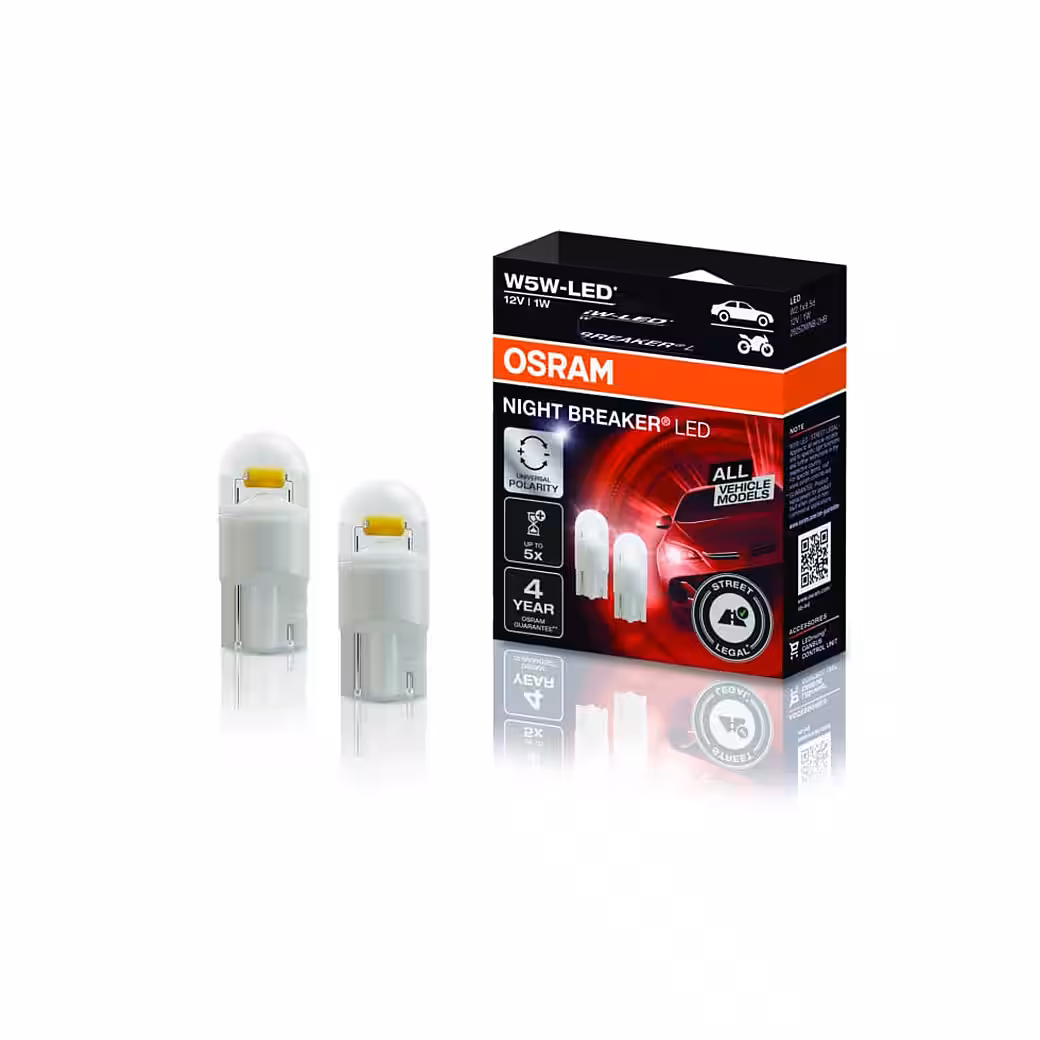 Osram W5W Night Breaker LED 2.0 2 car replacement light signal lamp - Image 3