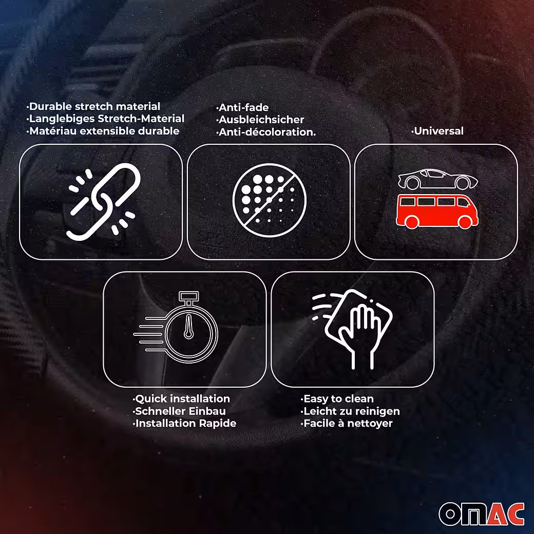 SPARCO steering wheel cover, steering wheel protector, steering wheel guard, black rubber suede - Image 4