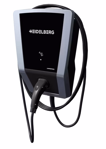 Connect Home electric car charging station with app control Stationary wallbox (can be mounted on a wall or pedestal) 11kW / 16A, three-phase 230/400V, but also single-phase/multi-phase possible depending on the setting. Wallbox unit only (not a bundle set), individual unit (wallbox including charging cable), with 2 RFID cards, compliant with § 14a EnWG (German Energy Industry Act).