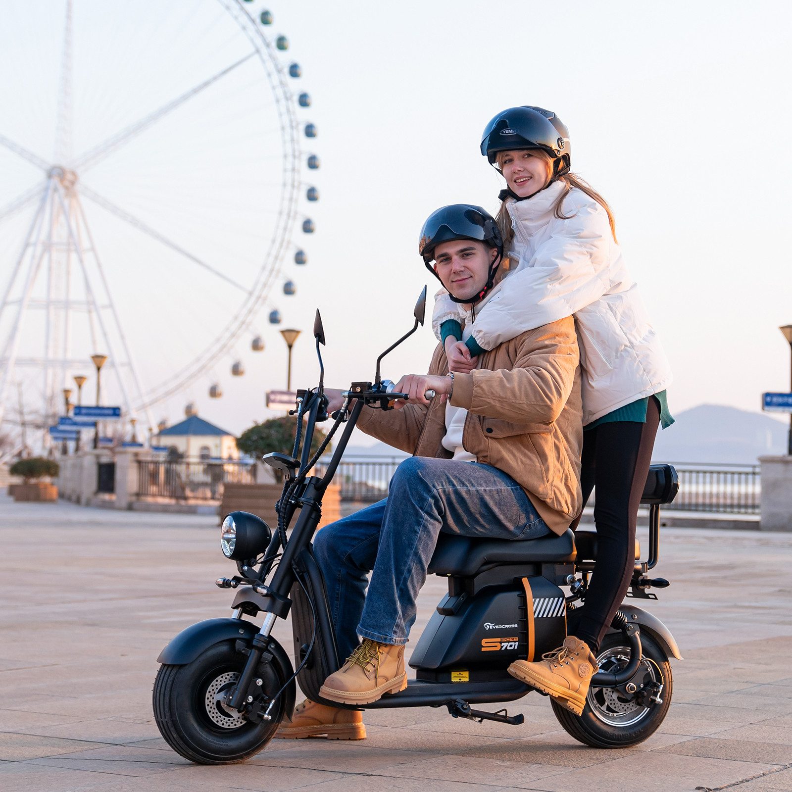 Electric scooter 48V-25Ah, AM driving license, 1500W, 60KM range, 45 km/h - Image 10