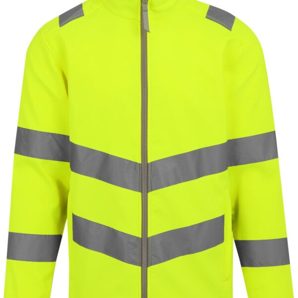 Work jacket Pro Contract Hi-Vis Ablaze 2L Softshell Jacket Unisex