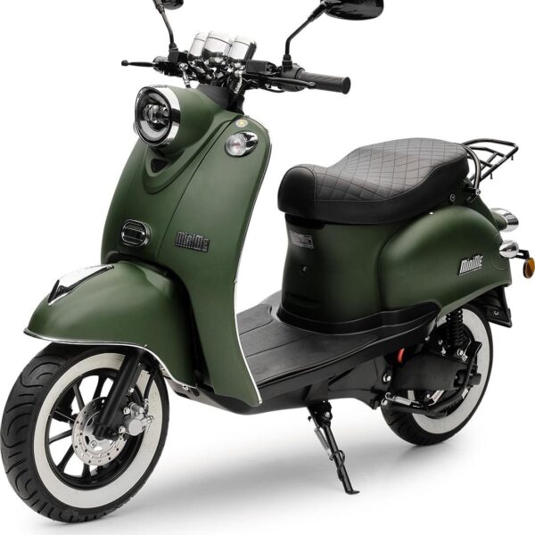 MiniMe electric scooter, matte green