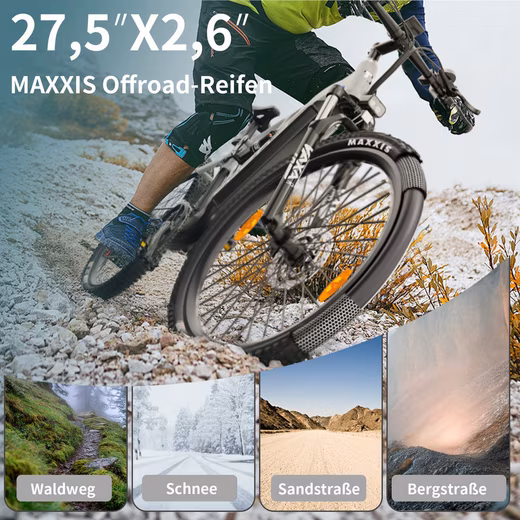 E-bike mountain bike E29 men's electric bike 648WH 27.5 inch women's 48V 13.5AH 50Nm - Image 10