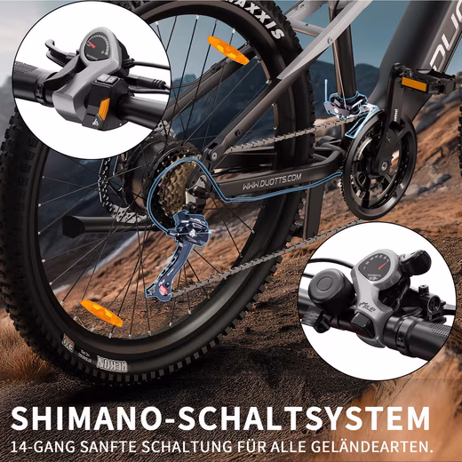 E-bike mountain bike E29 men's electric bike 648WH 27.5 inch women's 48V 13.5AH 50Nm - Image 12