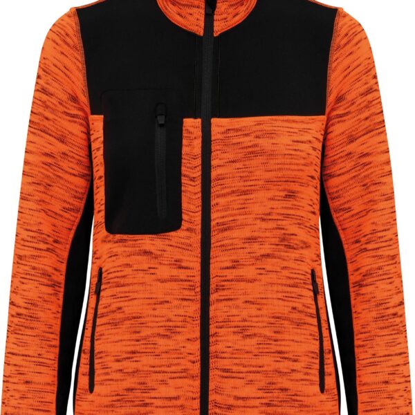 Recycled polyester jersey work jacket for women