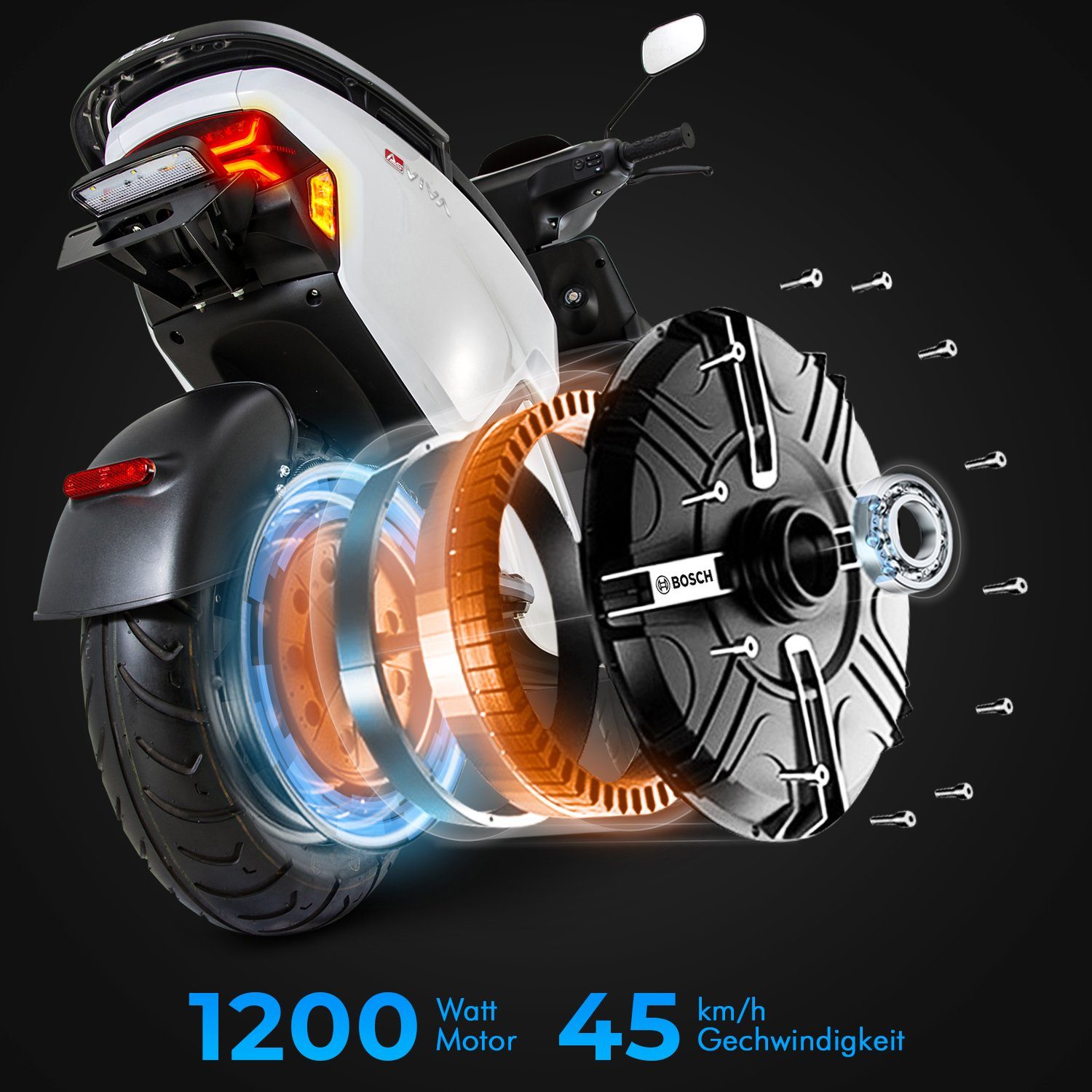 EM1 electric scooter - Image 6