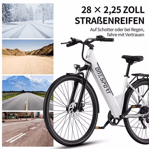 E-Bike City Bike 250W 44N·m 468Wh 100km 13Ah 27,8kg Shimano 7G 30° 0-3Lvl - Image 15