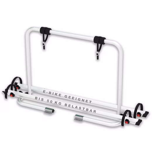 Bicycle towbar carrier, bike carrier for caravans and motorhomes, up to 50kg Caravan bike rack, load capacity up to 50kg, for caravan drawbars
