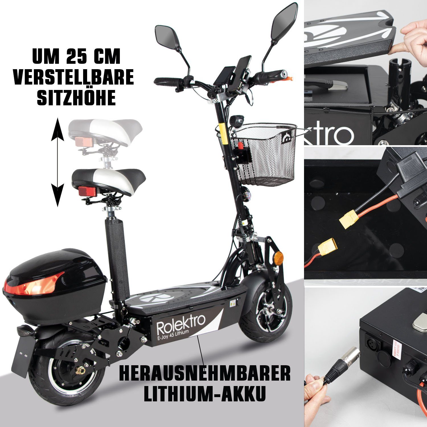 Retro 45 Lithium electric scooter, 2021 model year - Image 4