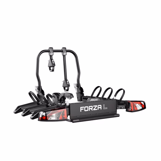 Atera Forza L towbar-mounted bike carrier for 3 bikes, foldable