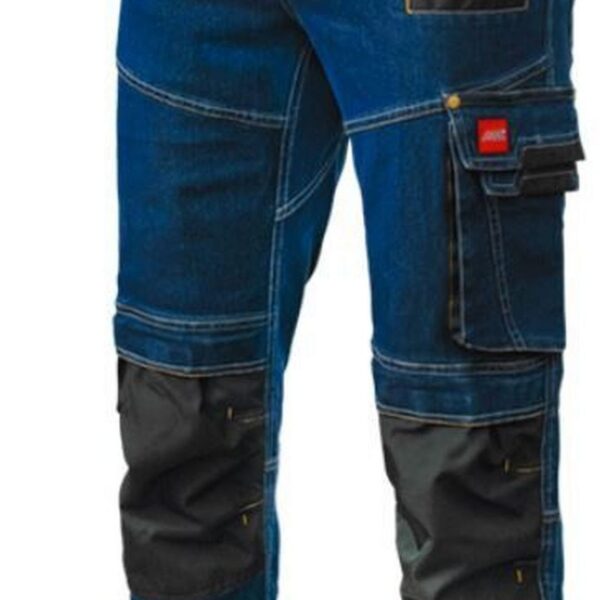 Work trousers, work trousers, jeans, stretch cotton, many pockets