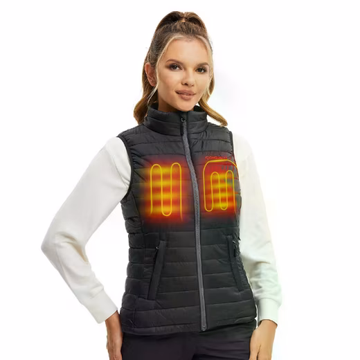 Work vest Heated quilted vest – Ultralight Instant Warm including power bank