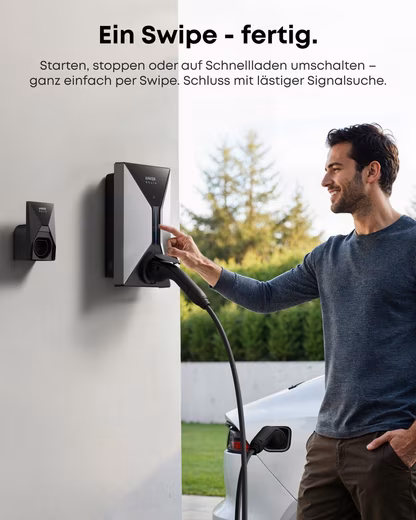 Anker SOLIX V1 Smart Electric Car Charging Station - 7.4kW/11kW/22kW with 1x RFID card, socket version - Image 2