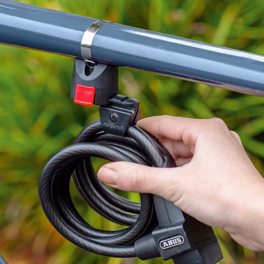 Chain lock Klickfix mini adapter cable locks stainless steel band tubes Ø 15 60mm