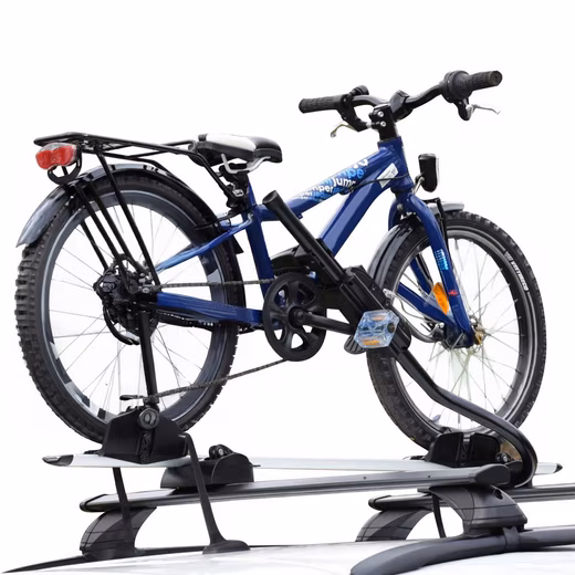 Roof bike carrier Farad up to 25 kg P-Style roof bike carrier E-Bike FatBike (1-piece), Rust-resistant, Removable, Lightweight