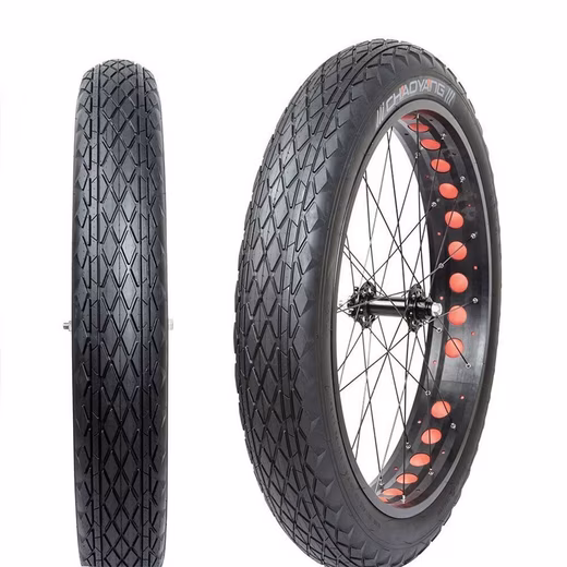 Bicycle tires 2 pcs Chaoyang Fatbike tires Sand Storm 20x4.0 100-406 Fat Bike (2-piece set)