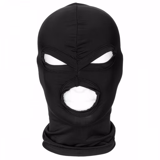 MFH Balaclava, 3-hole, thin, black, for cold days. (3-hole) Thin material for comfort