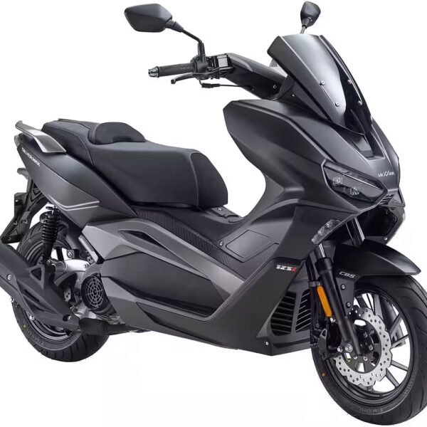Silvermax 125 (85 km/h) motor scooter, E5+, maxi-scooter, matt anthracite