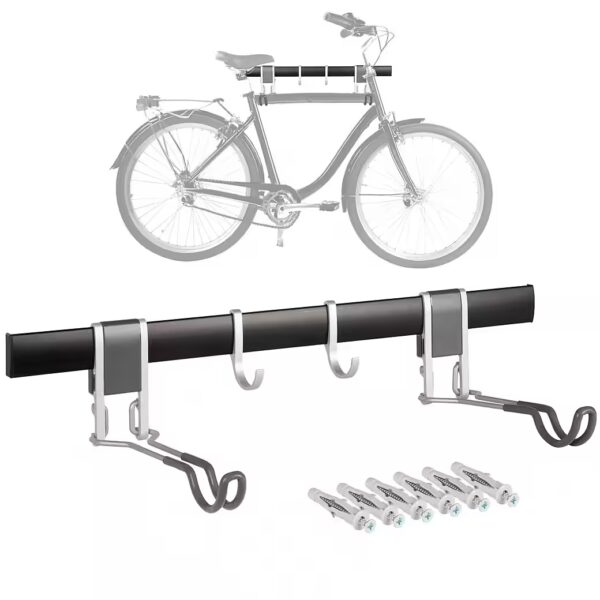 Bicycle holder | Horizontal wall mount for one bicycle | Click system