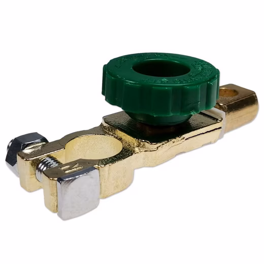 Battery Terminal Clamp Battery Terminal Clamp, Disconnector, with Rotary Wheel, Negative