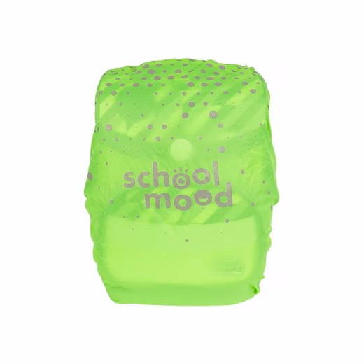 Schoolbag School Mood Rain Cover neon green