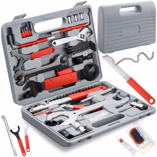 Bicycle tool set, 50-piece bicycle tool set
