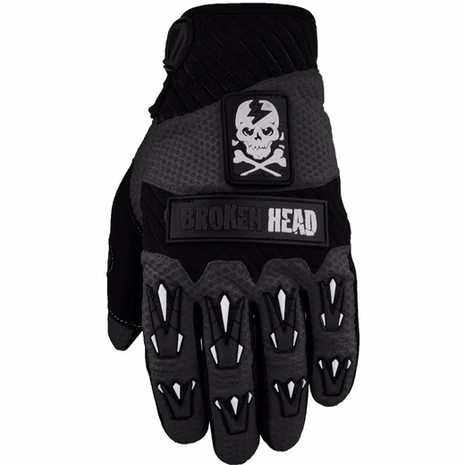 Motorcycle gloves fist strike black Width adjustment