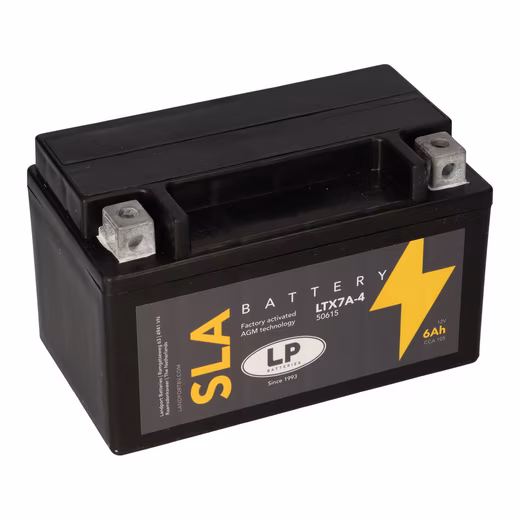 Battery AGM SLA 12V 6Ah for Motorcycle Starting Battery MS LTX7A-4 Lead-Acid Batteries