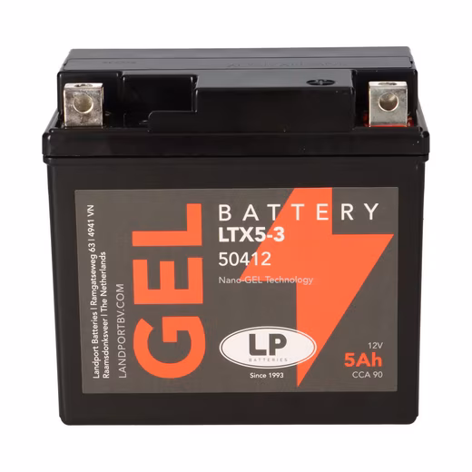 Battery 12V 5Ah for Motorcycle Starting Battery MG LTX5-3 Lead Acid Batteries - Image 2