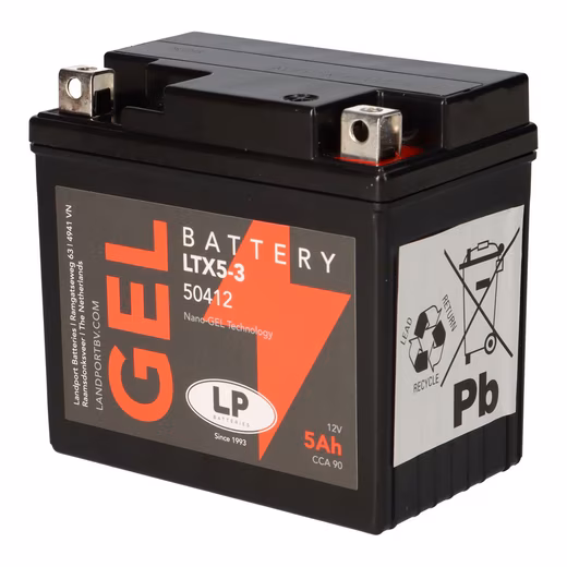 Battery 12V 5Ah for Motorcycle Starting Battery MG LTX5-3 Lead Acid Batteries - Image 6