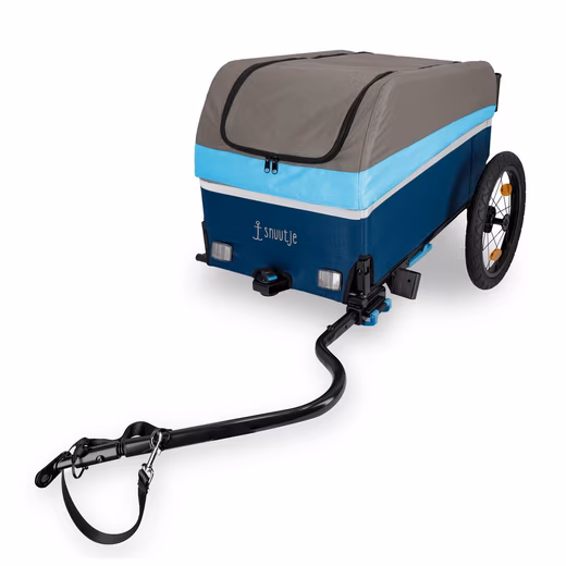 Bicycle cargo trailer, bicycle trailer up to 40 kg, optionally with handcart accessories