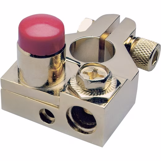 Battery Terminal Clamp Sinuslive Battery Terminal Clamp Positive Pole 13418 (W x H x D) 45 x 40 x 60 mm