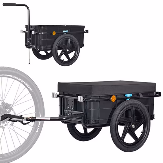 Bicycle cargo trailers, cargo trailers & handcarts, bicycle trailers, transport trailers
