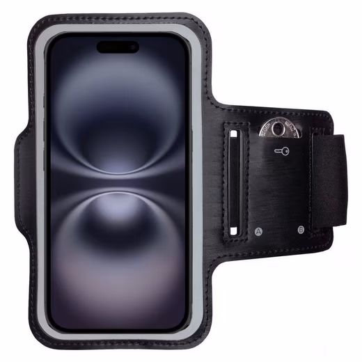 Phone case with sports armband for Apple iPhone 16, sports fitness armband, phone case