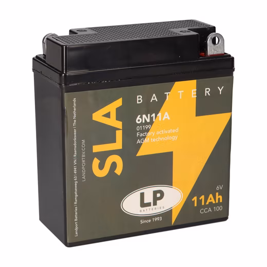 Battery AGM SLA 6V 11Ah for Motorcycle Starting Battery MS 6N11A Lead-Acid Batteries