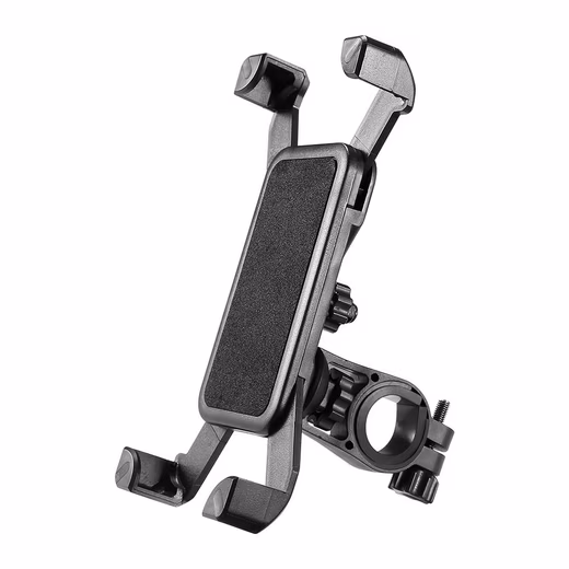 Bicycle phone holder, universal phone mount for motorcycles and e-scooters