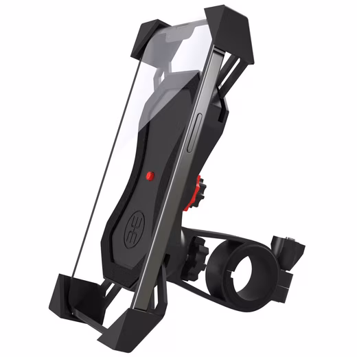 Universal smartphone mount for bicycles