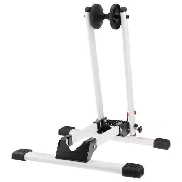 Bicycle holder, bicycle stand for front or rear wheel