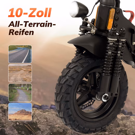 10-inch electric scooter with road approval (ABE), foldable, max. 60km - Image 2