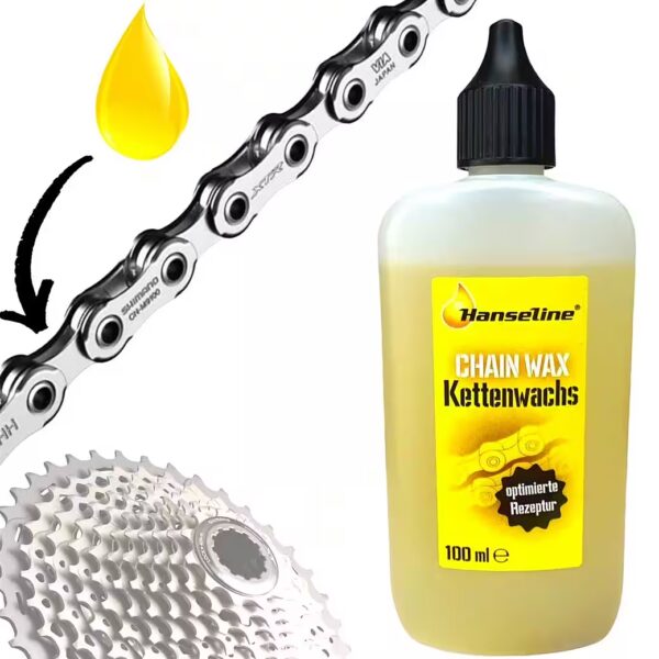 Hanseline Bicycle Chain Wax Lubricant 100ml