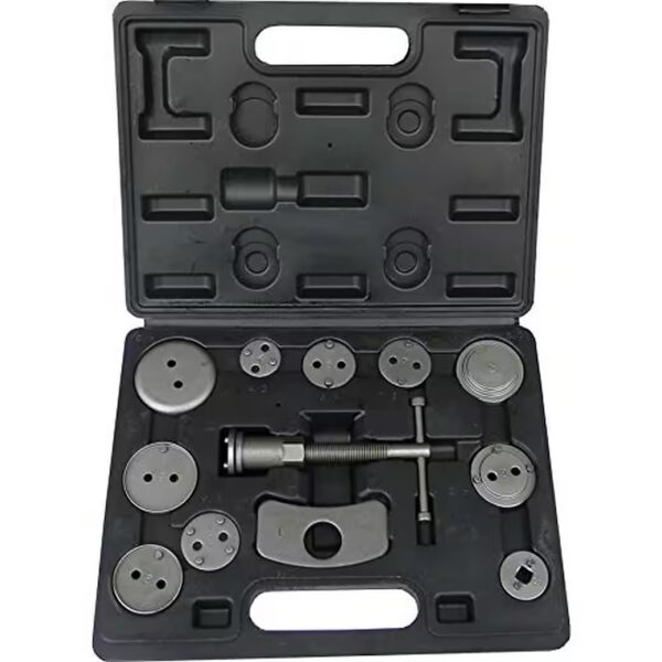 Brake disc straightening tool set (12 pieces), brake piston rewind set (GEKO)