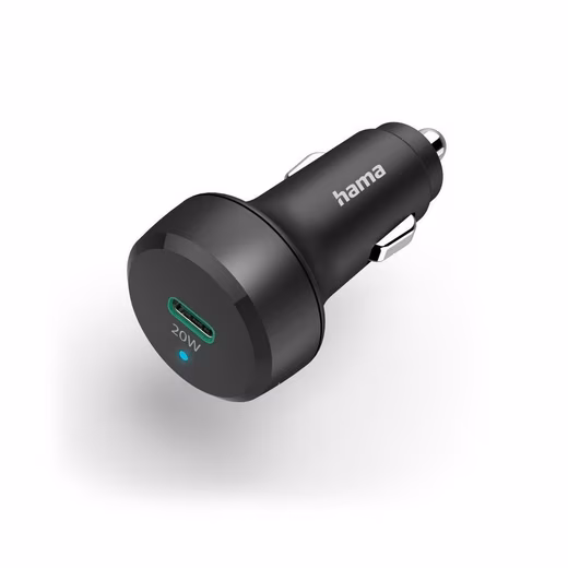 Car fast charger, USB-C, Power Delivery (PD)/Qualcomm®, 20 W USB charger (Car charger, fast charging in the car)