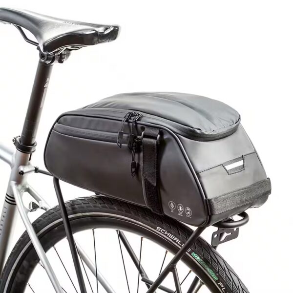 Bicycle box, multifunctional, reflective saddlebag, 8L, waterproof