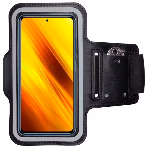Phone case with sports armband for Xiaomi Poco X3 Pro, fitness armband