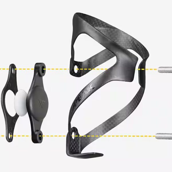 Bicycle bottle holder "CageMount", bicycle bottle holder mount for the Airtag, Bikefinder