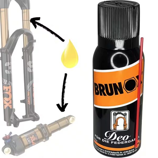 Brunox Deo bicycle repair stand for suspension forks / shock absorbers / suspension seatposts